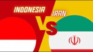 live score  INDONESIA vs IRAN laga Persahabatan [upl. by Enilrad]