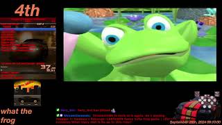 Frogger 2 Swampys Revenge PS2 Speedrun 100  11502 [upl. by Gniw102]