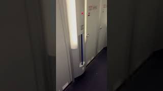 Wow 😮 rare underground toilets in Lufthansa flight  flight toilet [upl. by Coyle]