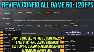 ⚡Config No Root Season 5 Buka Grafik All GameArena BreakoutLite Pvbg Farlight 84 amp Blood Strike [upl. by Ellah410]