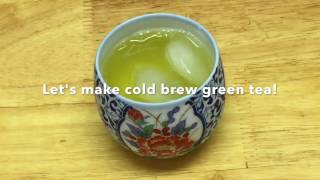 EASY Lets make Cold Brew Green Tea [upl. by Ocramed]