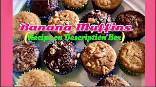 Easy Banana Nut Muffins [upl. by Eidoow447]