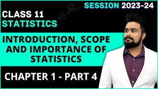 Concept of Economics and Significance of Statistics in Economics class 11  Chapter 1 Part 4 [upl. by Mauralia]