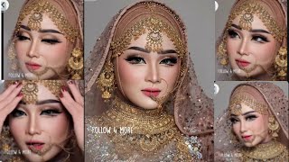 Step By Step Arebic Eyes Makeup Tutorial Wing Liner For Beginners Arebic Style Makeup By Nargis [upl. by Arev]