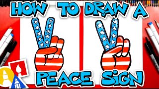 How To Draw A Peace Sign [upl. by Burnett]