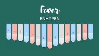 Fever  ENHYPEN  Kalimba Cover with Tabs [upl. by Ynnig]