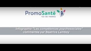 Infographie sur les compétences psychosociales CPS commentée par Béatrice Lamboy [upl. by Sumedocin]