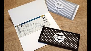 Anleitung Konzertkarte verpacken  Stampin Up [upl. by Euginomod914]