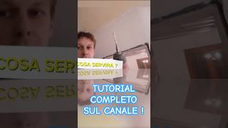 TUTORIAL CONTROSOFFITTO IN CARTONGESSO  Introduzione [upl. by Cuda896]