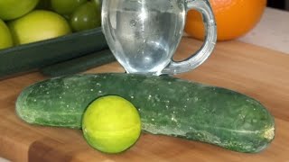 Delicioso jugo de pepino 🥒 cohombro que te ayudará para la caída de cabellolimpiar 🧹 el organismo [upl. by Xxam]