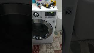 LG washing machine error de2 [upl. by Anirehs]