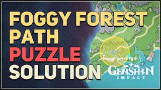 Foggy Forest Path Puzzle Genshin Impact [upl. by Narcissus]