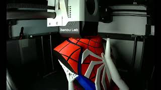 Bambu Lab X1Carbon Combo six colors spider man [upl. by Avehstab]