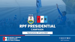 RPF Presidential Campaign  Nyamasheke 29 June 2024 [upl. by Omero721]