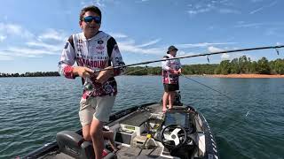 Lake Hartwell SC Bass Nation College Series 2024 [upl. by Sansen]