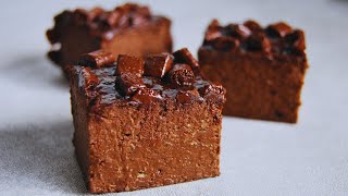 3 INGREDIENT Vegan Chocolate Brownie The Best Cocoa Powder Recipe [upl. by Lamiv]