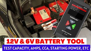 How to Test Car 12V Battery or Golf Cart 6V [upl. by Enomahs]