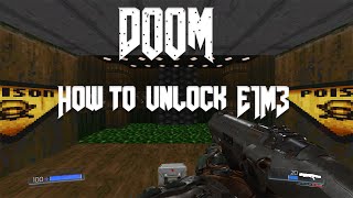 DOOM 2016 Toxin Refinery E1M3 Unlock Tutorial [upl. by Chien500]