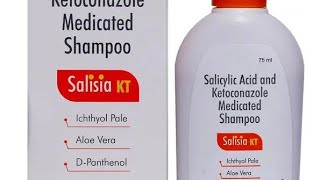 salisia kt shampoo review in hindihow to use salisia kt shampoo [upl. by Noslien]