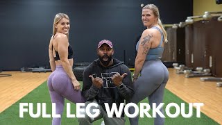 SQUAD LEG DAY  Raw micd up full leg workout [upl. by Nelra]