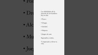 Las debilidades de un hombre 👎 consejos hombres consejosparahombres [upl. by Katz]