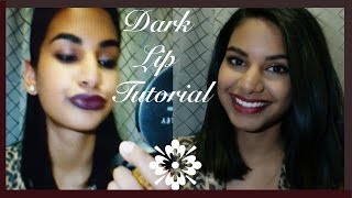 DARK LIP TUTORIAL USING SOUTH AFRICAN DRUGSTORE BRANDS [upl. by Nalim]