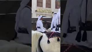 Mounted police in souk waqif by WB mounted police soukwaqif doha qatar fy fypシ゚viral shorts [upl. by Nnylsia879]