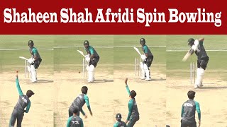 Shaheen Shah Afridi Spin Bowling [upl. by Bidget199]