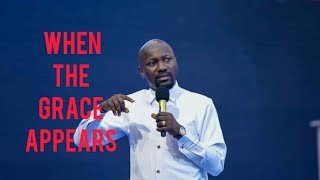 WHEN THE GRACE APPEARS  APOSTLE JOHNSON SULEMAN  JUBILEE WORD FESTIVAL [upl. by Beffrey]