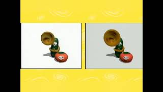 VeggieTales Theme Song 1998 animation comparison [upl. by Annyahs]