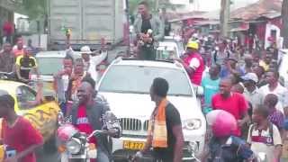 This is how Diamond was Welcomed in Tanzania from Afrimma Awards2014 [upl. by Britte]