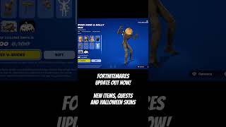 Fortnitemares update is out New items quests and Halloween skins fortnite fortniteclips gaming [upl. by Jyoti]