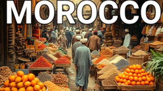 🇲🇦 ESSAOUIRA MOROCCO MOROCCAN STREET FOOD ESSAOUIRA MEDINA SOUK AND FISH MARKET 4K HDR [upl. by Notecnirp951]