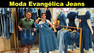 MODA CENTER SANTA CRUZ PE FABRICANTE MODA EVANGÉLICA JEANS SAIAS VESTIDOS JARDINEIRAS E JAQUETAS [upl. by Sharron]