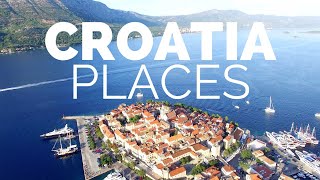 10 Best Places to Visit in Croatia  Travel Video [upl. by Ainirtak]