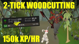 OSRS  2 Tick Woodcutting Guide Priff [upl. by Myo]