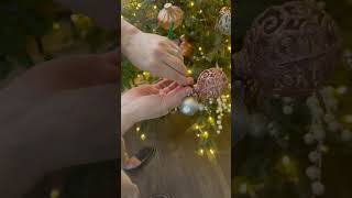 The best HACK for hanging Christmas Ornaments [upl. by Euqinamod]