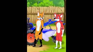 শিয়ালের শত ভাই  Bangla Golpo  Fox Kartoon  Bangla cartoon story  Bangla Fairy tales shorts [upl. by Nitreb106]