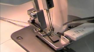 Janome Serger Rethreading [upl. by Jahdal]