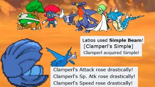 Simple Clamperl sweep  Pokemon Showdown [upl. by Rozele336]