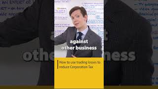 How to use trading losses to reduce Corporation Tax tradinglosses taxrelief shorts [upl. by Notlef]