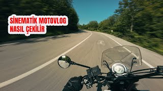 SİNEMATİK MOTO VLOG NASIL ÇEKİLİR  TÜM AYARLAR [upl. by Holmen]