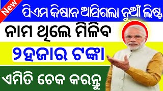 how to check pm kisan list 2024 how to check pm kisan list in odisha [upl. by Akedijn]