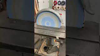 Teco FM50 VFD Start and Stop on 20” disc sander [upl. by Nnylyahs]