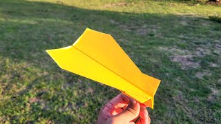 How to Make a Glider Paper Airplane  Easy [upl. by Yhtir]