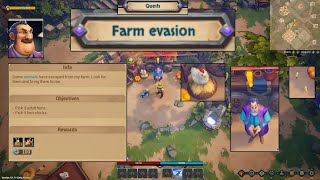 SynergyLand Quest  Where to Find 3 Adult Hens and 5 Hen Chicks  Farm Evasion [upl. by Friedly814]