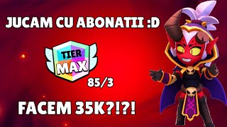 🔴NE DISTRAM CA E VINERI SI FACEM PUSH RANK 50 CU ABONATII D Live Brawl Stars Romania [upl. by Reltuc779]