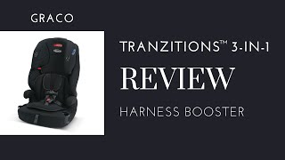 Graco TranzitionsWayz 3in1 Harness Booster Review [upl. by Vershen993]