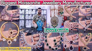 Exclusive Premium Bridal Moissanite Jewellery Collection 2024  New Wedding Special Jewellery Design [upl. by Mchail]