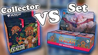 Where should you put your money Lost Caverns of Ixalan Collector VS Set Boosters comparison [upl. by Janine210]